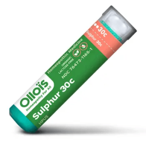 Ollois Sulphur 30c homeopathic pellets